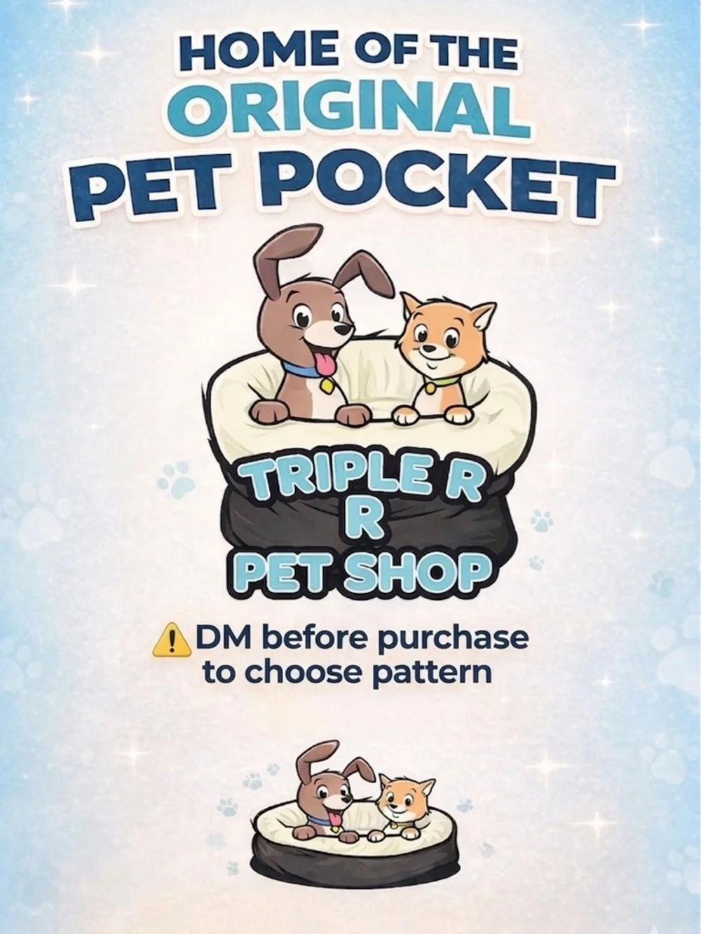 Hand Crafted furry environment pocket
